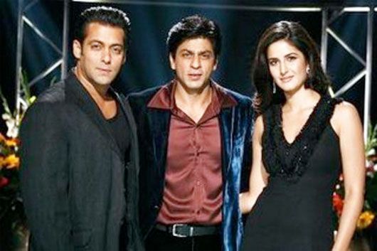 Salman Khan, Shah Rukh Khan, Katrina Kaif (photo courtesy | bollywood-insider.blogspot.com)