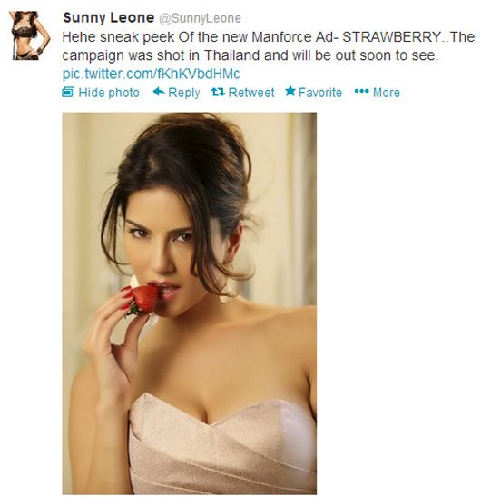 Deluxe Condom Of Sunny Leone - Sunny Leone Enjoys Strawberry Flavoured Condoms | MissMalini