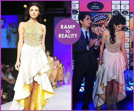 Ramp To Reality: Taapsee Pannu in Sougat Paul at &#8216;Chashme Baddoor&#8217; Dubai Premiere