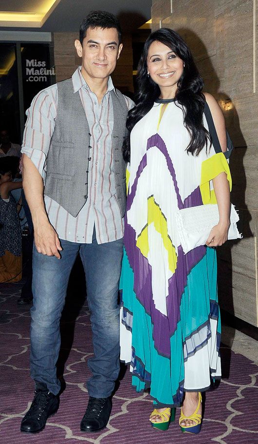 Aamir Khan and Rani Mukerji