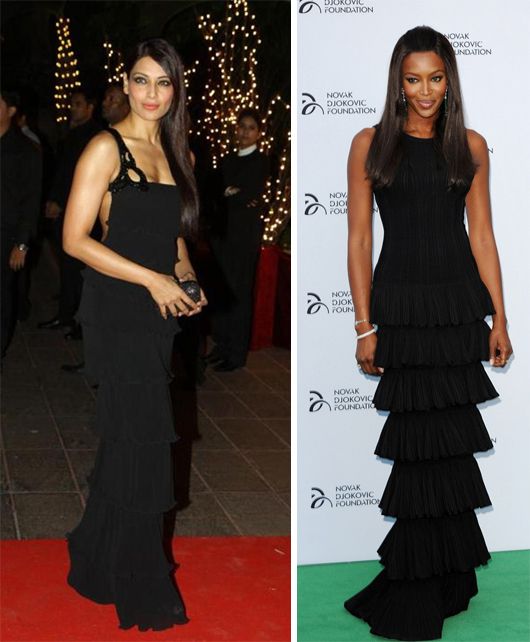 Bipasha Basu or Naomi Campbell – Who Wore the Tiered Gown Better?