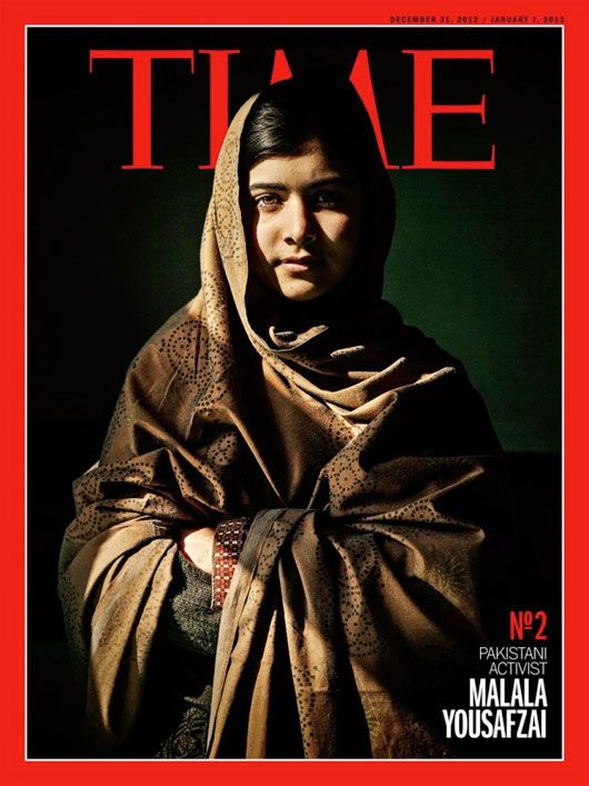 Malala Yousafzai on the cover of Time