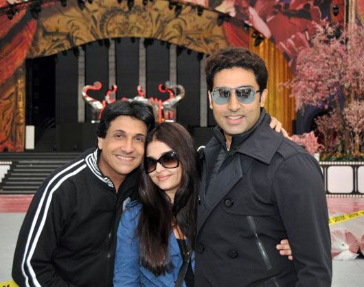 Photos: Abhishek Bachchan, Aishwarya Rai & Shiamak Davar at TOIFA!