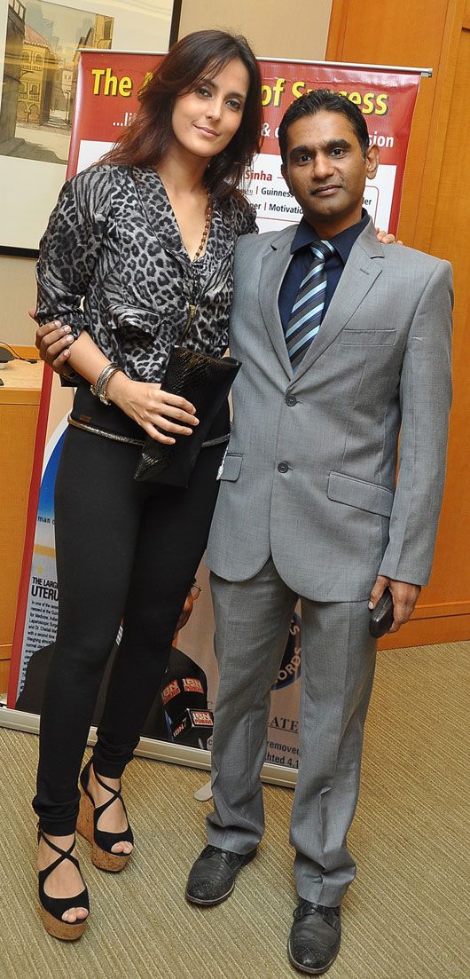 Tulip Joshi and Capt. Vinod Nair