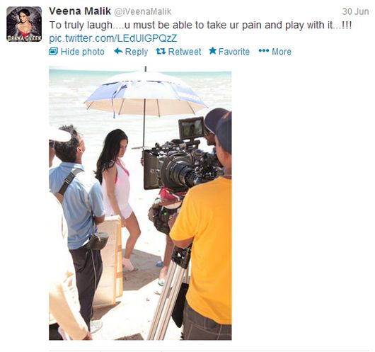 Veena Malik's tweet