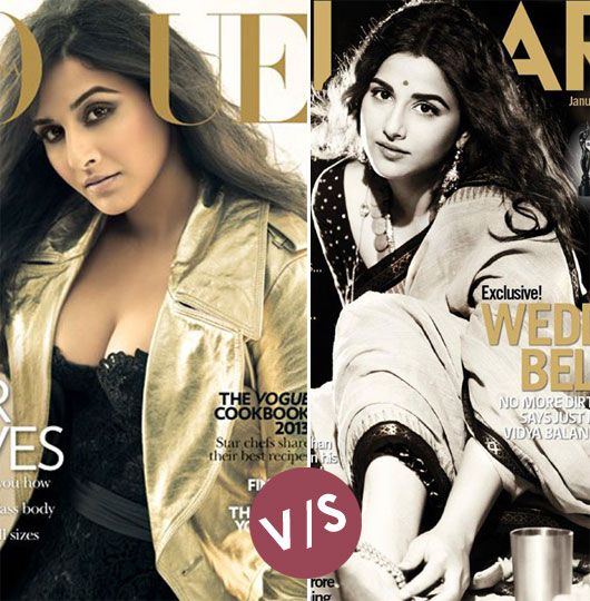 Battle of the Magazine Covers: Which One Does Vidya Balan Look Best On?