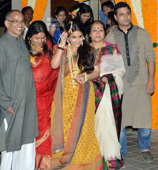 Vidya Balan and family