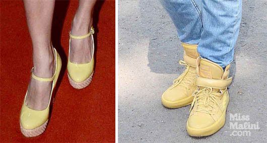 Those girls in those yellow shoes