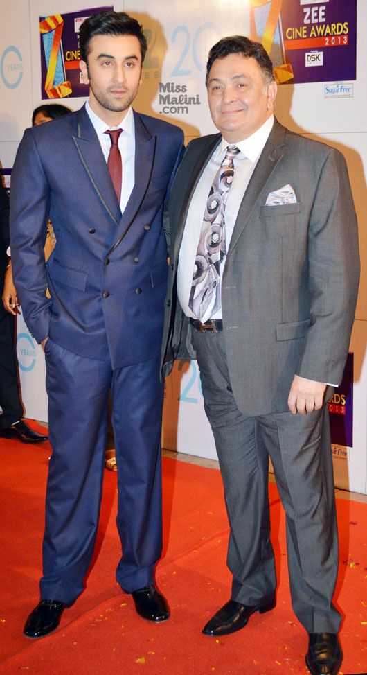 Ranbir Kapoor and Rishi Kapoor