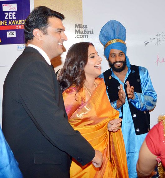 Siddharth Roy Kapur and Vidya Balan