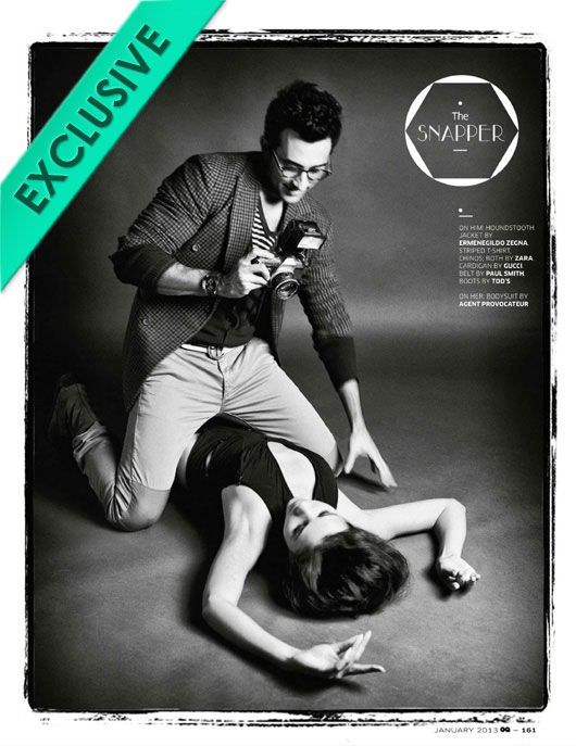 The Rahul Khanna spread in GQ India's January 2013 issue