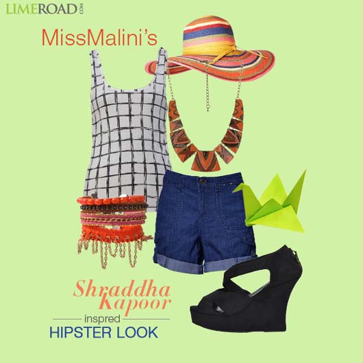 MissMalini's Shraddha Kapoor inspired hipster look