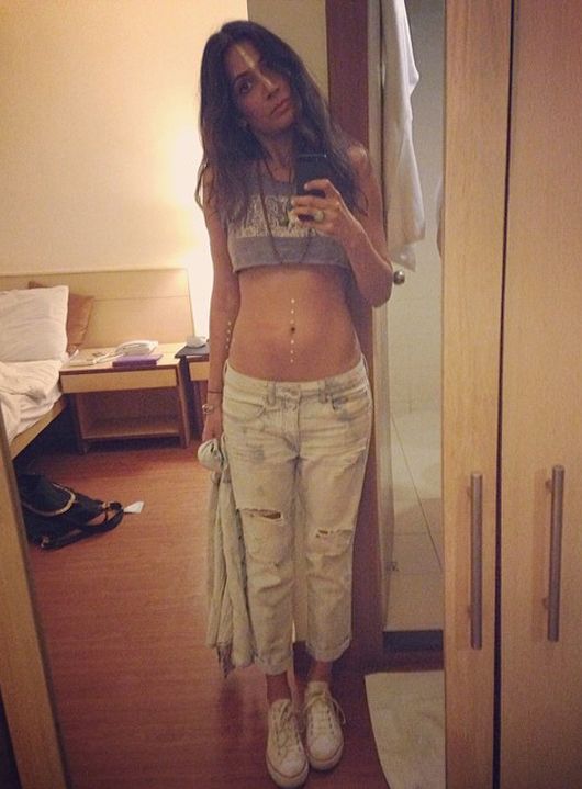 In a look for a gig in Pune (Pic: Monica Dogra's Instagram)