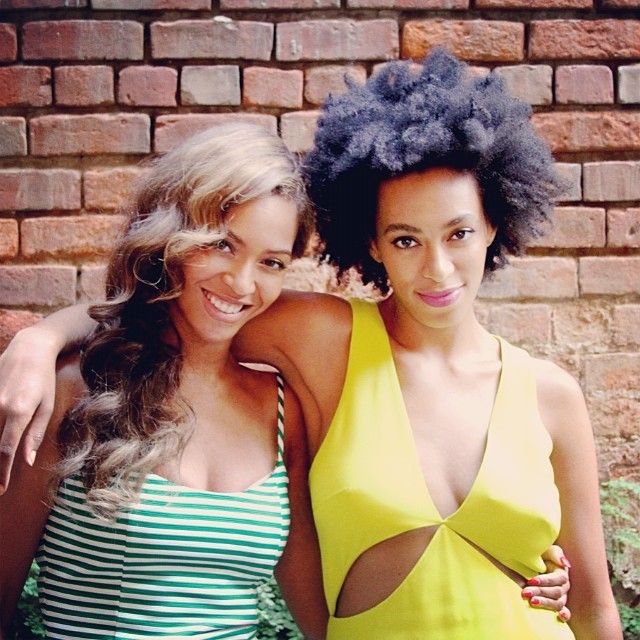 Beyonce and Solange (Pic: Beyonce's Instagram)
