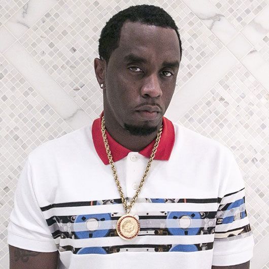 P. Diddy rocking his boombox polo-tee and some bling. ((Pic: @iamdiddy on Instagram)