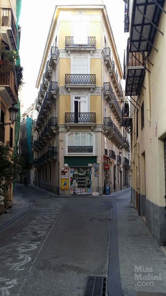 the streets of Valencia