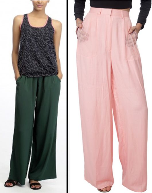 1. Green Trousers - Closet Label | 2. Pink Trousers - Huemn on AnonymousCo