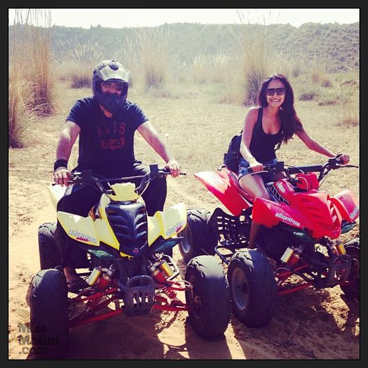 Kids On Wheels: Sue and husband Sujal Shah being bad ass in ATVs