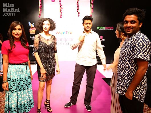 Team MissMalini at Bangalore Fashion Week