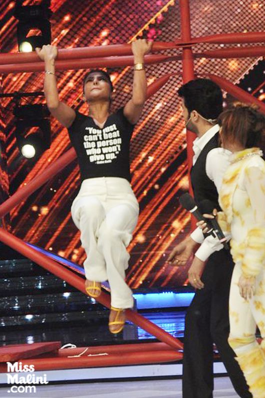 Priyanka Chopra on the sets of Jhalak Dikhlaa Jaa 7