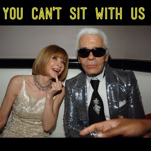 Anna Wintor and Karl Lagerfeld meme