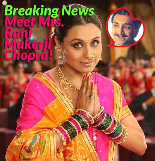 Breaking News: Rani Mukerji & Aditya Chopra Get Secretly Married!