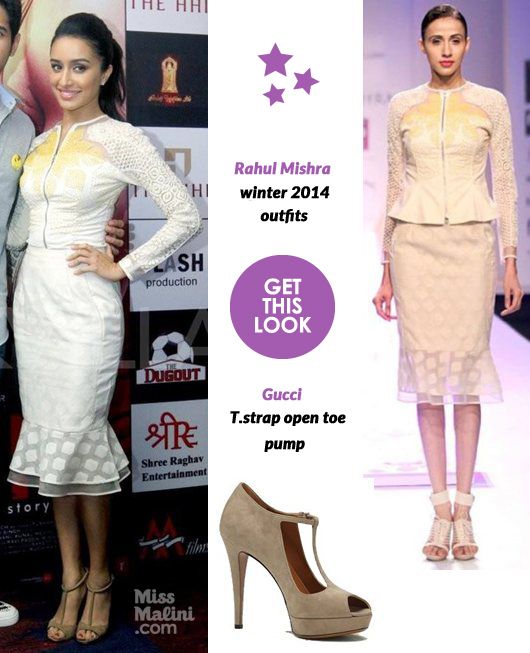 Shraddha Kapoor in Rahul Mishra