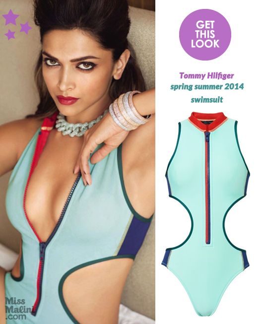 Deepika Padukone in Tommy Hilfiger