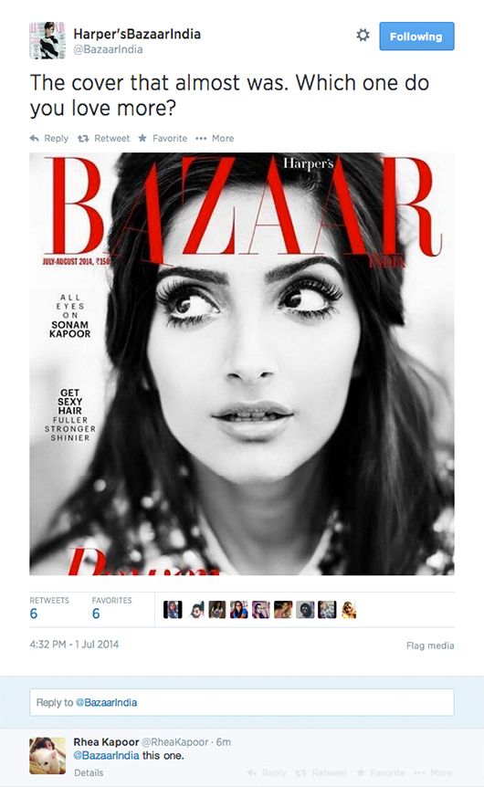 Twitter @BazaarIndia