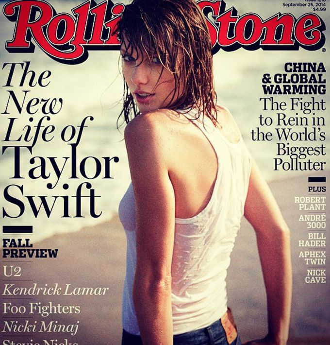Taylor Swift on Rolling Stone September 2014