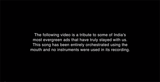 A tribute to old Indian ads