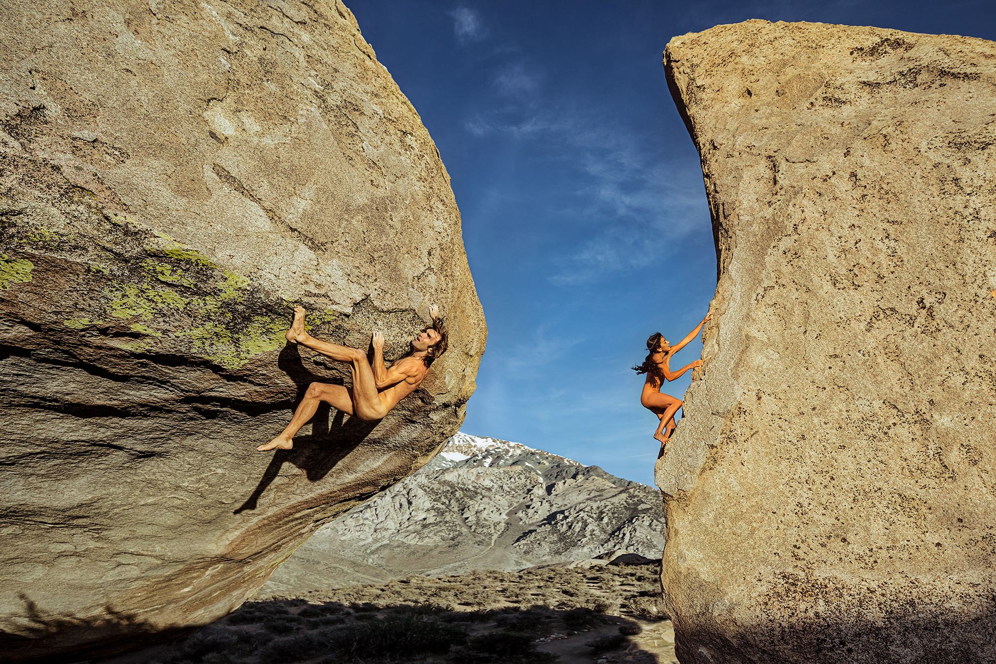 Climbing Legend Chris Sharma and Dalia Ojeda pose nude for ESPN's 2013 body issue