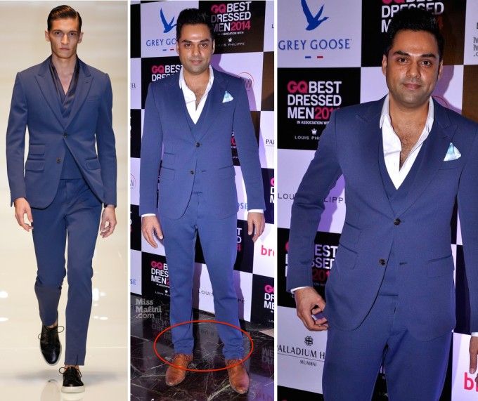 Abhay Deol in Gucci S/S'14 at the 2014 GQ Best Dressed Party