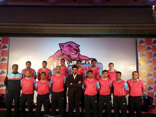 Abhishek Bachchan and Jaipur Pink Panthers