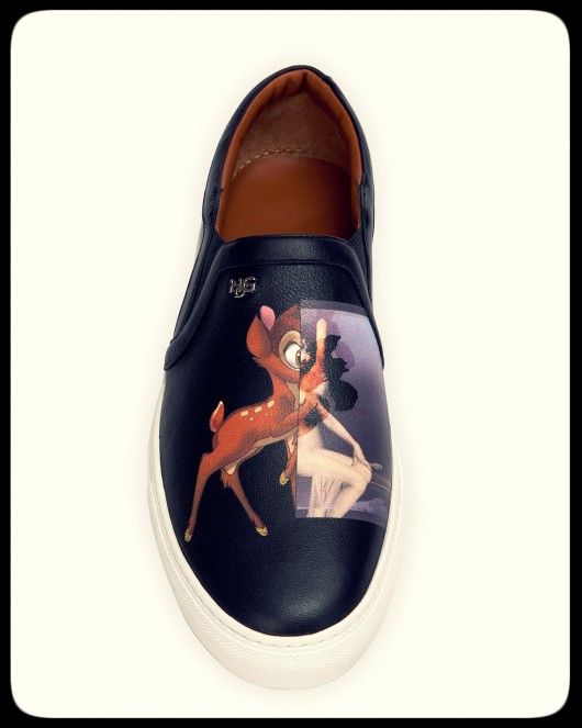 Givenchy Bambi-print leather sneakers