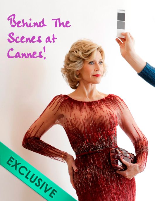 Exclusive Behind The Scene look at the 2014 Cannes Film Festival  (Pic: L'Oréal Paris)
