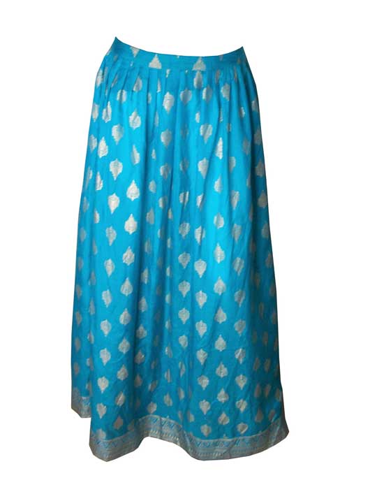 Global Desi's Blue Ishi skirt.