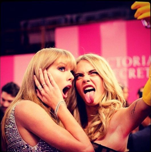 Cara with Taylor Swift