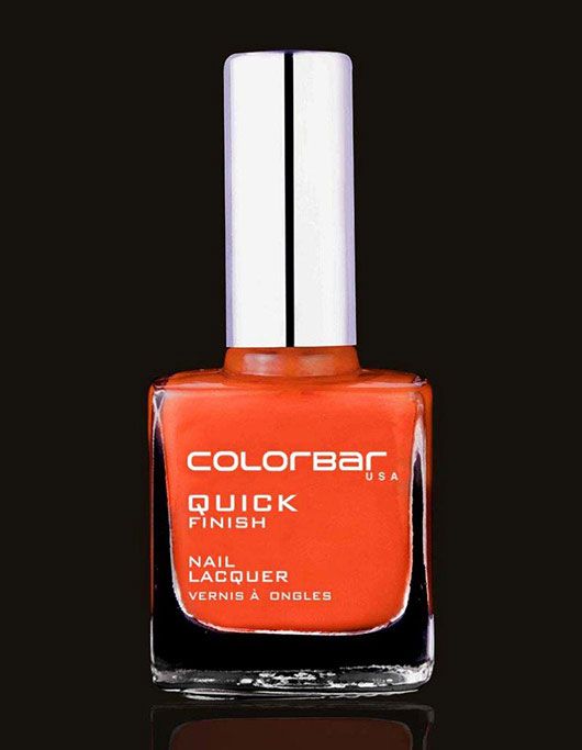 ColorBar Quick Finish Nail Lacquer in Orange Blast