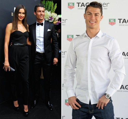 Cristiano Ronaldo with girlfriend Irina Shayk