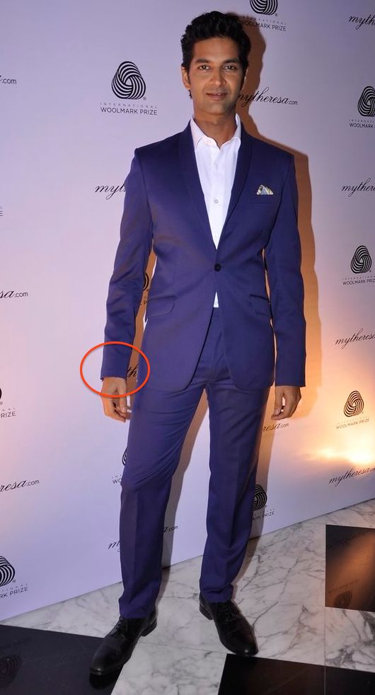 Purab Kohli in SS Homme at the India & Middle East regional round of the International Woolmark Prize 2014/15