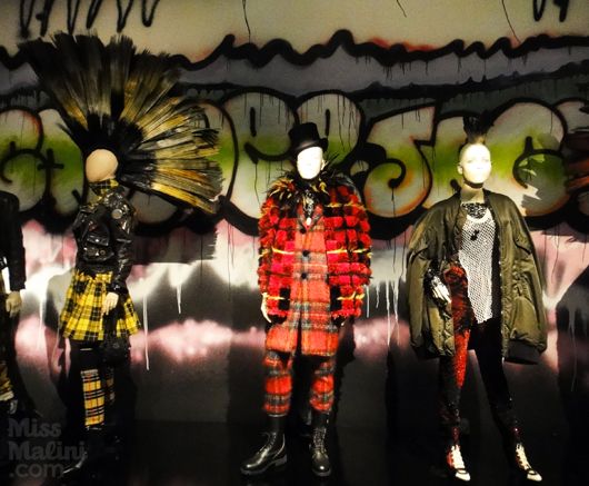 The Punk Cancan section of the exhibit