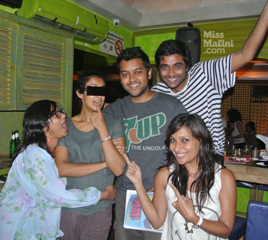 Dhruvi, Gigi, Nowshad, Marv and MissMalini