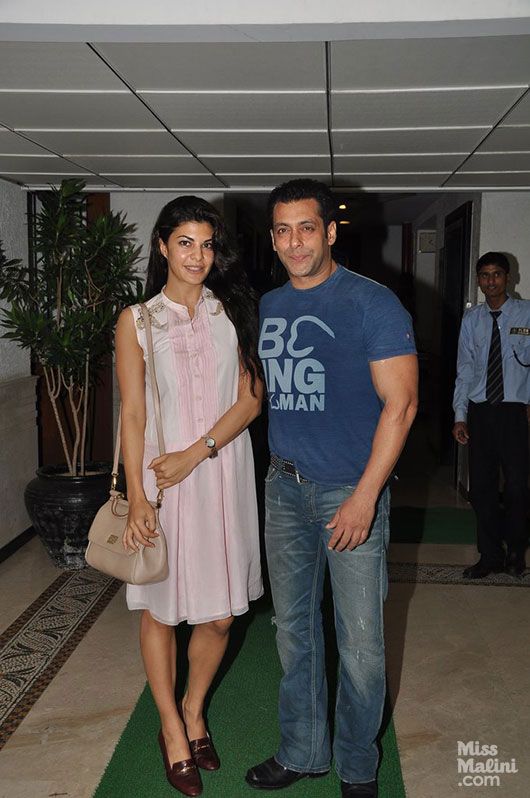 Jacqueline Fernandez and Salman Khan