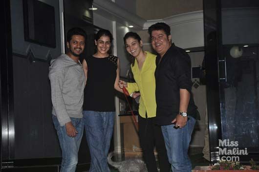 Ritesh Deshmukh, Genelia Deshmukh, Tamannaah Bhatia, & Sajid Nadiadwala