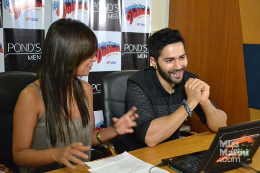 Varun Dhawan and MissMalini