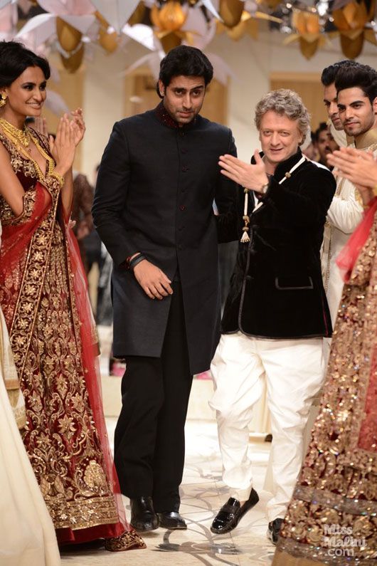Abhishek Bachchan with Rohit Bal