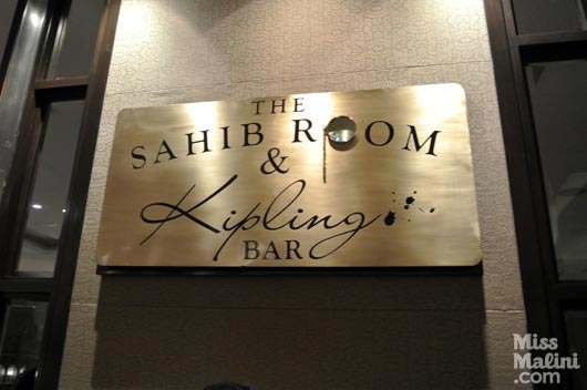 The Sahib Room & Kipling Bar