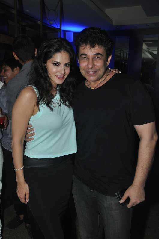 Sunny Leone with Deepak Tijori