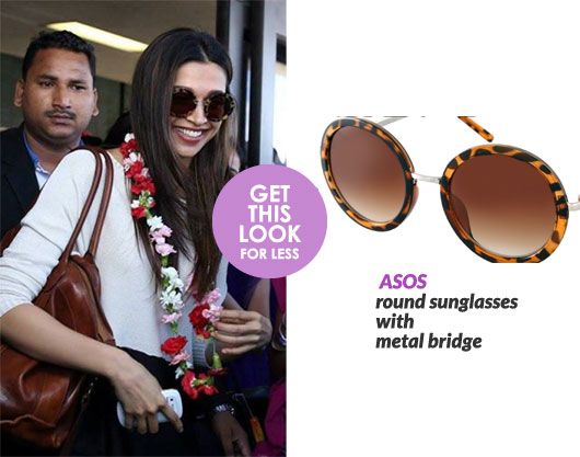 Get This Look For Less: Deepika Padukone’s Circular Sunglasses